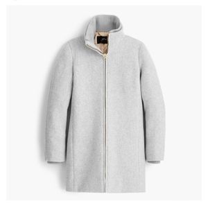 J. Crew Lodge Coat Italian Stadium-Cloth Wool